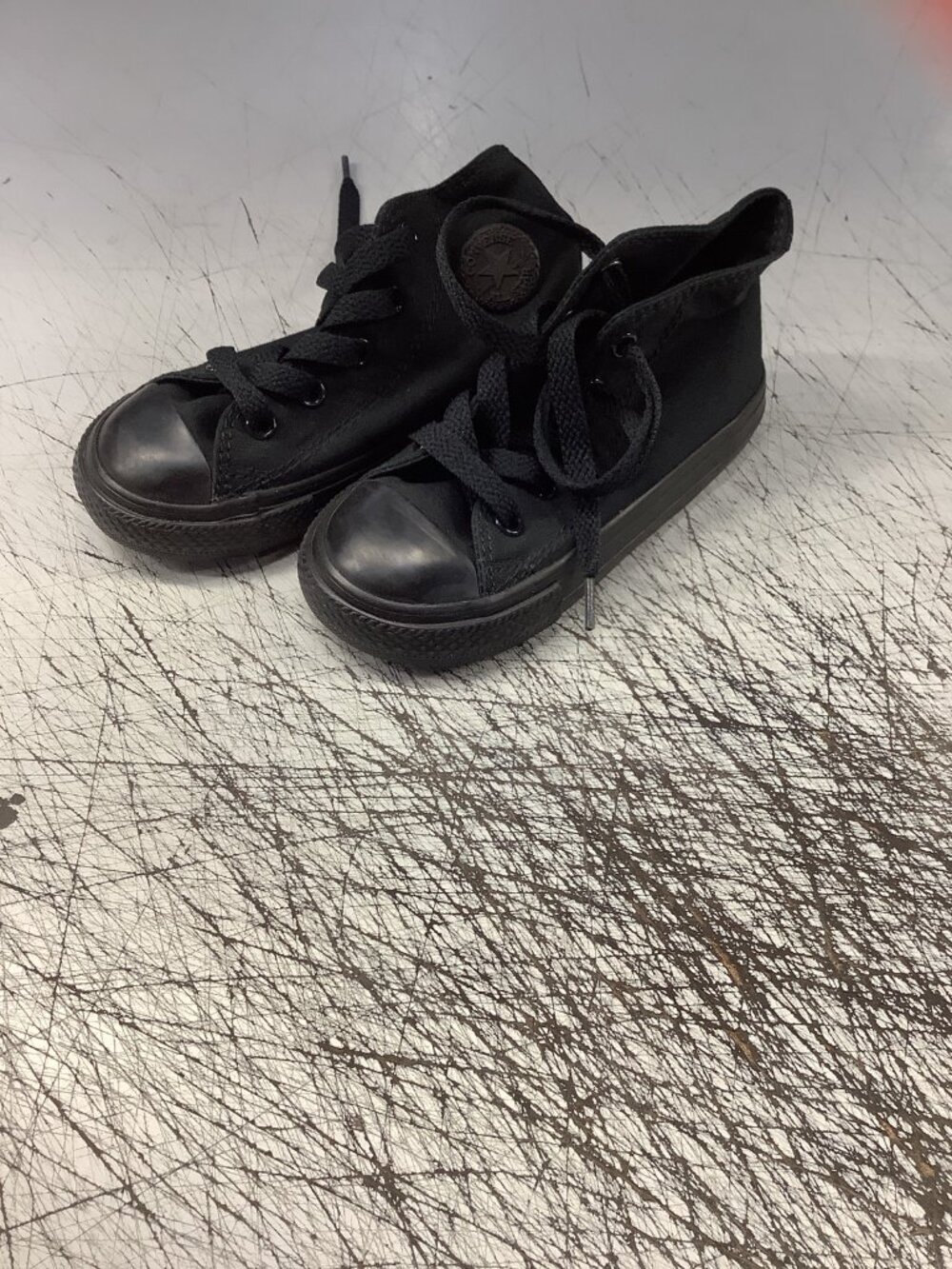 Converse Kids' Chuck Taylor All Star Canvas High Top Sneaker BLACK MONOCHROME